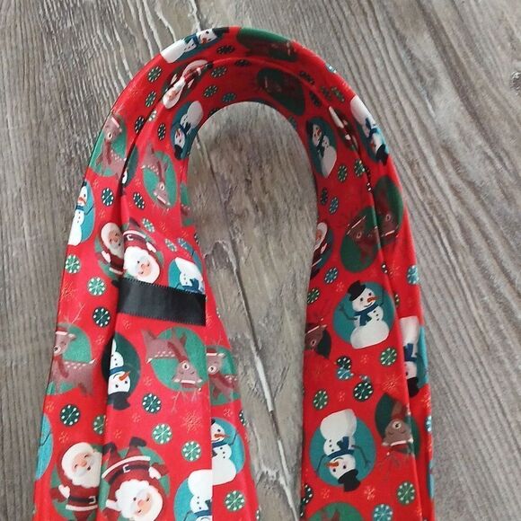 Christmas Necktie Christmas Party Fun Christmas Theme Print Tie Santa etc NEW - Picture 6 of 6